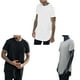 thumbnail image 2 of Hombres Tops largos Camiseta de hip hop Manga corta Camisetas casuales de palangre Blusa Sweethay FS11367-04, 2 of 7