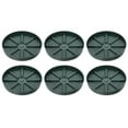thumbnail image 1 of Unique Bargains Plant Pot Saucers 9 Inch, 6 Pack Plastic Round Plant Pot Flower Drip Tray, Green, 1 of 6