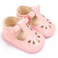 thumbnail image 2 of Newborn Baby Girls PU Leather Shoes Prewalkers Boots Non-slip Shoes First Walkers, 2 of 3