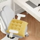 thumbnail image 5 of Cojín para asiento de casa | Cojín grueso para silla | Cojín cuadrado con textura de terciopelo repujado para sofá de sala, silla de oficina, escritorio de estudiante | 40x40cm | 1 pieza, 5 of 6