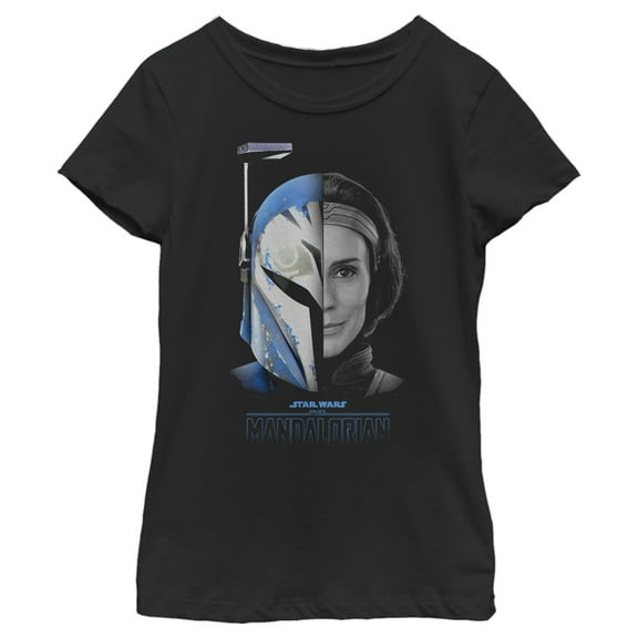 Girl's Star Wars: The Mandalorian Bo-Katan Reveal of the Heiress  Graphic Tee Black X Large