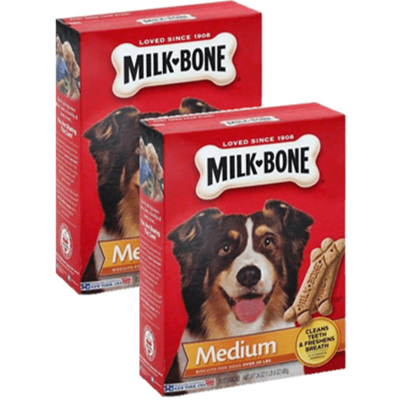 - (2 Pack) Milk-Bone Original Dog Biscuits - for Medium-sized Dogs, 24-Ounce