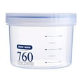 thumbnail image 1 of Oleegame 1PC Produce Storage Round Plastic Sealed Jar Storage Jar Kitchen Multigrain Storage Box, 1 of 6