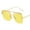 Gold Yellow, variant on Classic Square Sunglass Vintage Style Fashion 400 Protection Oversized Driving Pink