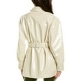 thumbnail image 2 of Ted Baker womens  Textured Vinyl Field Jacket, 5, White, 2 of 3