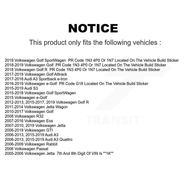 Right Side Kit | VOLKSWAGEN GOLF SportWagen 2019 Right Side Kit | VOLKSWAGEN GOLF SportWagen 2019