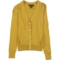 thumbnail image 1 of Banana Republic Cardigan Uni pour Femmes, Jaune, PXXS, 1 of 2