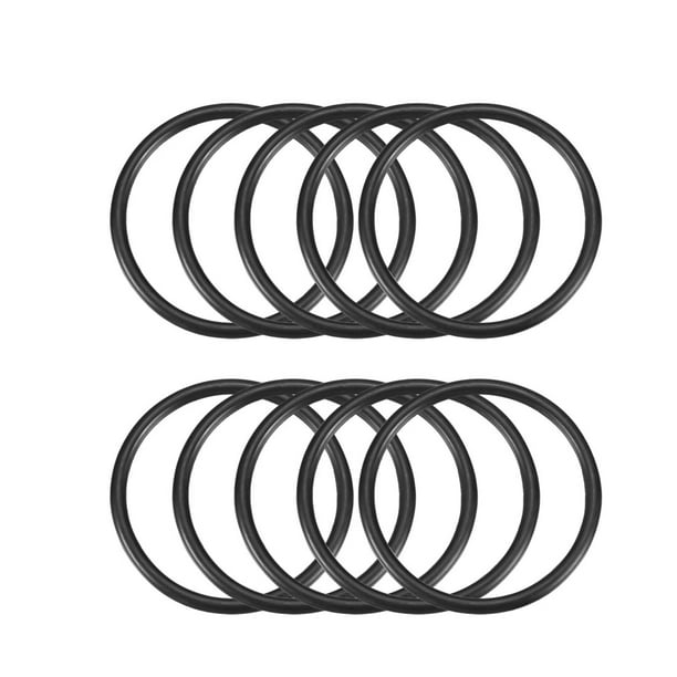 10Pcs 58mm x 50mm x 4mm Juntas de goma mecánicas O Ring sellos de aceite gomas negras