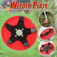 bfogop Weeder Plate Weeding Disc Mower for Weedeater Universal Lawn