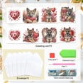 thumbnail image 3 of 6pcs Diamond Art Painting Kit Greeting Cards, Love German Shepherd 5D DIY Special Shape Diamond Greeting Cards Creative Gifts, Christmas Thanksgiving Greeting Cards Congratulation, 3 of 8