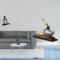 thumbnail image 2 of Escultura Abstracta De Bailarina De Ballet, Figura Decorativa, Adorno De Mesa Sencillo, Estatua Para Armario, Dormitorio, Estantería, Chimenea, Restaurante., 2 of 8