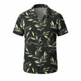thumbnail image 5 of Titcea Hawaiian Shirts Men Short Sleeve Lapel Stylish Palm Tree Print Shirt Loose Comfort Summer Beach Vacation Tops, M-3XL, 5 of 8