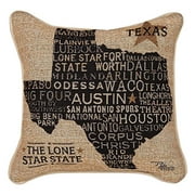 MWW Americana Collection Texas Pride Throw Pillow 18 by 18-Inch, USA Texas from Pela Studios