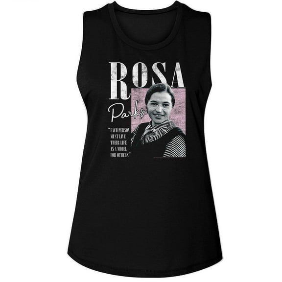 Rosa Parks Model For Others Black Women's Muscle Tank Top T-Shirt