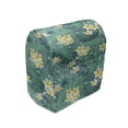 thumbnail image 1 of Exotic Stand Mixer Cover, Rhythmic Plumeria Hidden in Palm and Monstera Leaves, Kitchen Appliance Organizer Bag Cover with Pockets, 5 Quarts, Sea Green Yellow, by Ambesonne, 1 of 4