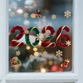 thumbnail image 3 of 2026 New Year Window Clings Sticker Set for Christmas and Holiday Decor - Removable PVC Decals for Glass Windows in Homes and Stores, 3 of 4