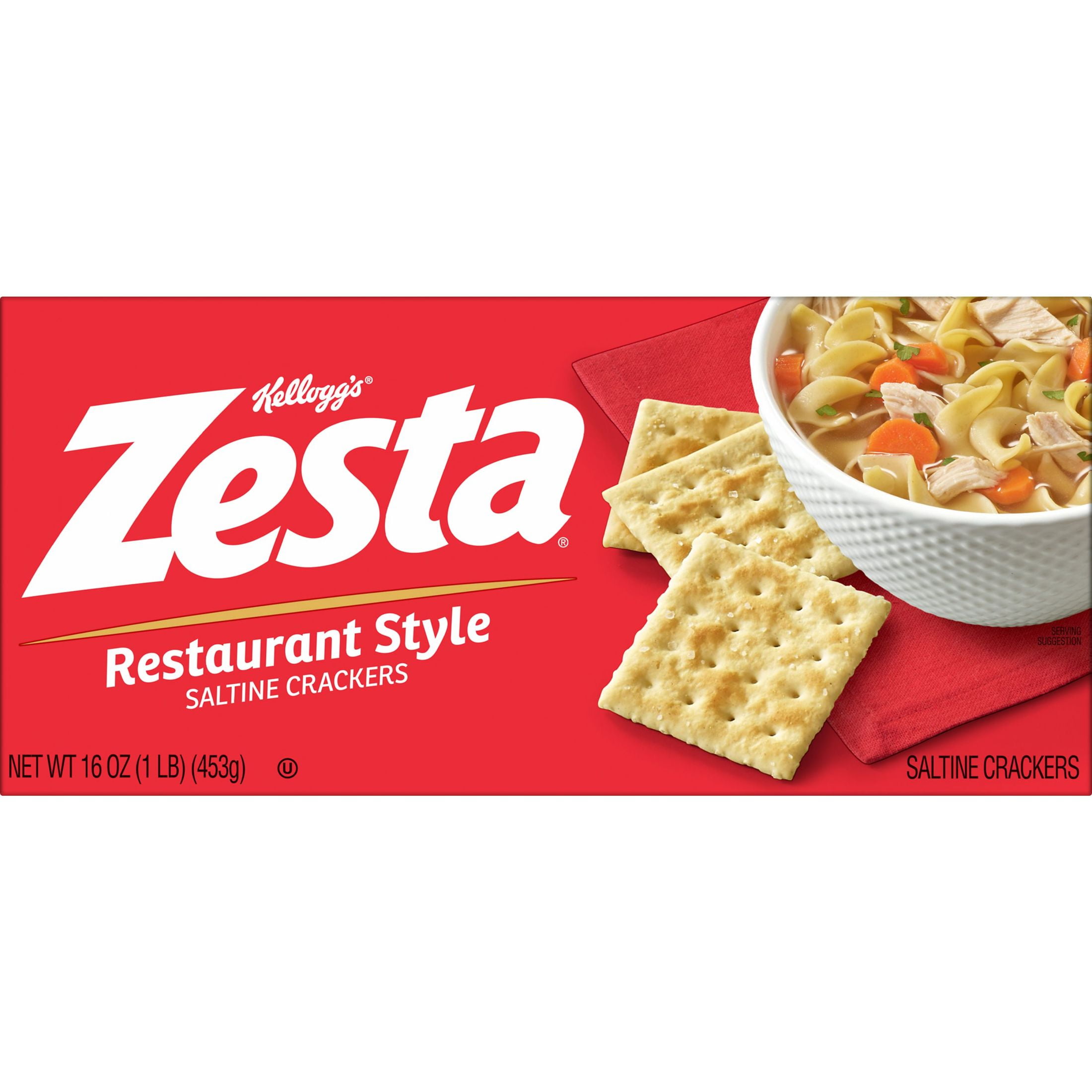 Kellogg's Zesta Original Baked Wheat Soda Saltine Crackers, 16 oz - Walmart.com Kellogg's Zesta Original Baked Wheat Soda Saltine Crackers, 16 oz - Walmart.com