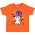 thumbnail image 3 of Inktastic Halloween Girls Unicorn Witch Girls Toddler T-Shirt, 3 of 5
