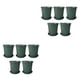 thumbnail image 2 of Yuarrent 5 pack/lote maceta transpirable para viveros y jardines macetas de vivero resistentes y duraderas con bandeja 150:15*15cm olla con bandeja 150: 15*15cm 2piezas, 2 of 6