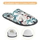 thumbnail image 3 of Fotbe Butterfly Pantuflas Peludas para Mujer con Estampado, Zapatillas de Peluche, Zapatos de Invierno para Casa, Uso Interior y Exterior-Large, 3 of 8