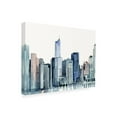 thumbnail image 2 of Victoria Barnes 'Watercolor Skyline II' Canvas Art, 2 of 3