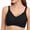 Black #34, variant on Soft Support Bras for Women, Comfortable No Underwire Seamless Push Up Everyday Bras with Adjustable Straps Black M