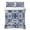 Dark Blue, variant on Twin Quilt Set 68''x86'', Ombre Grey Blue| Lightweight Summer Bedspread Coverlet Set with 2 Pillow Shams, Abstract Art Breathable All Season Quilt Bedding for Dorm/Bedroom