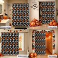 thumbnail image 5 of Shower Curtains for Bathroom-36"x72",Retro Halloween Ghost Pumpkin Waterproof Bath Curtain Grommet Shower Curtain Set with Hooks, 5 of 9