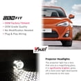 thumbnail image 5 of Winjet Projector Halogen Chrome/Clear Headlights with LED DRL Pair Set for 2012-2015 Scion FR-S / 2015-2016 Toyota 86, 5 of 8