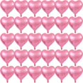thumbnail image 2 of 30 PCS Heart Balloons, 18 Inch Foil Heart Shaped Balloons Helium Mylar Balloons Foil Balloon for Women Kids Valentines Day Decoration Birthday Wedding Proposal Bridal Bachelorette Party Decor, Pink, 2 of 7