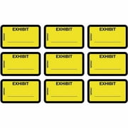 Tabbies, TAB58090, Color-coded Legal Exhibit Labels, 252 / Pack, Yellow