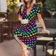 thumbnail image 3 of Balery Rainbow Hearts Vestidos sueltos de manga corta para mujer, vestidos de verano 2025, vestidos casuales de corte A con vuelo., 3 of 6