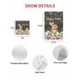 thumbnail image 7 of Easter Kitchen Dish Towels for Drying Dishes Set of 3, Spring Watercolor Bunny Eggs Flower Leaf Wood Grain Waffle Weave Microfiber Hand Tea Bathroom Towels Quick Dry & Absorbent Towel 12x12, 7 of 7