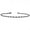 black, variant on Metal Sports Headband Comb Hairband Design for Men Women Athletic Headwear