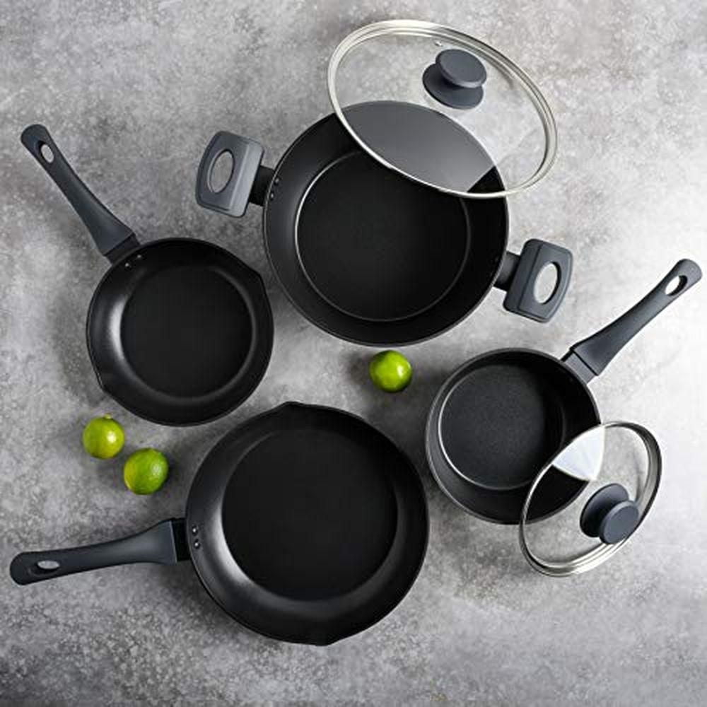 Gibson Soho Lounge 6 Piece Cookware Combo Set, Black