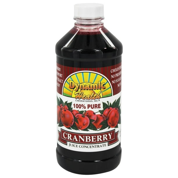 Dynamic Health Unsweetened 100 Juice Concentrate Pure Cranberry 16