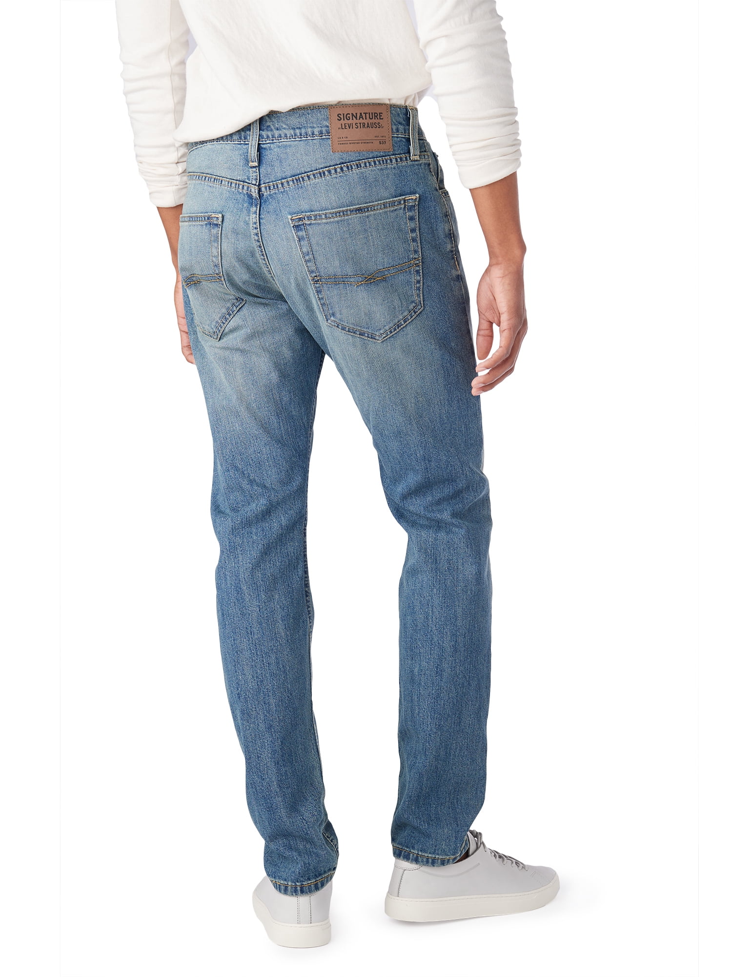 Signature by Levi Strauss & Co. Men's and Big Men's Slim Fit Jeans - Walmart .com