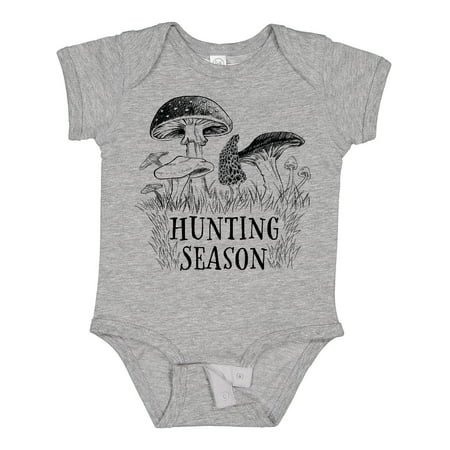 

Inktastic Hunting Season with Mushrooms Gift Baby Boy or Baby Girl Bodysuit