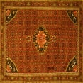 thumbnail image 1 of Ahgly Company Indoor Square Persian Yellow Traditional Area Rugs, 5' Square, 1 of 4