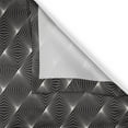 thumbnail image 3 of Lattice Curtains 2 Panels Set, Simple Graphic Composition with Thin Stripes Forming Zig Zag Shapes, Window Drapes for Living Room Bedroom, 55"W X 39"L,Charcoal Grey and Eggshell, by Ambesonne, 3 of 3