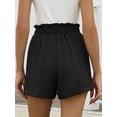 thumbnail image 5 of ANRABESS High Waisted Shorts for Women Summer Drawstring Paperbag Waist Shorts, Loose Wide Leg Lounge Beach Shorts with Pockets, 5 of 8