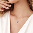 thumbnail image 4 of Collier pour Femmes Design en Carton Diamant Acier Titane Brillant Collier Clavicule Collier en Pierre Naturelle pour Femmes, 4 of 5