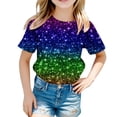 thumbnail image 4 of XAOFW Boy's T-Shirts Carnival Sparkly Star Print Short Sleeve Crewneck T Shirts Daily Wear Relaxed Fit Tee Shirt Holiday Vacation Stylish Comfortable Tops, 4 of 4