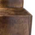 thumbnail image 3 of Better Homes & Gardens Brown 14 in Paulownia Wood Angular Tall Vase, 3 of 5