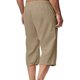 thumbnail image 4 of Pantalones de Lino Casual Suelto Cortado, Color Sólido Cordón Mezcla de Algodón para el Uso Diario, 4 of 7