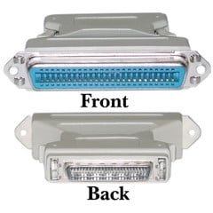 Db50 Male One End - HPDB50 (Half Pitch DB50) Male to Centronics 50 (CN50) Female Adapter