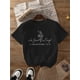 thumbnail image 1 of Girl's Christian Graphic T-Shirt - "His Grace is Sufficient" Design with Floral Geometric Print, Black & White Casual Short Sleeve Round Neck Top, Machine Washable Summer Spring Faith-B, 1 of 6