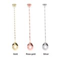 thumbnail image 3 of Eco-Friendly Bar Accessories Mixing Stainless Steel Cocktail Spoons Teadrop Spoon Bartender Tools Kitchen Supplies GOLD, 3 of 8