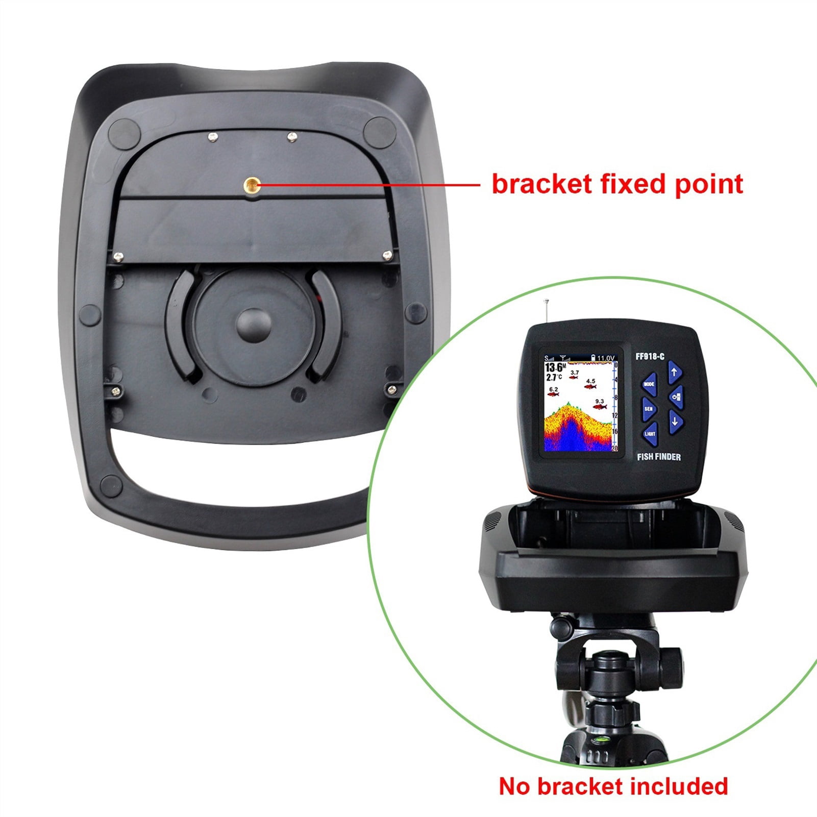 Remote Control Bait Boat Fish Finder 3.5" LCD Perating Range 300m Depth Range 100M Wireless ,Fishing Observation Device