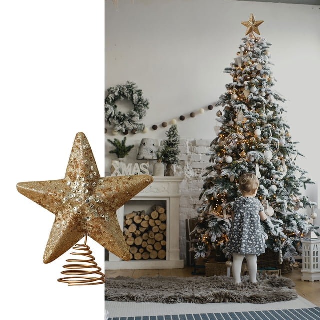 Christmas Tree Decoration Five-pointed Star Three-dimensional